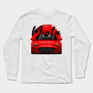 Red Miata MX5 ND Long Sleeve T-Shirt